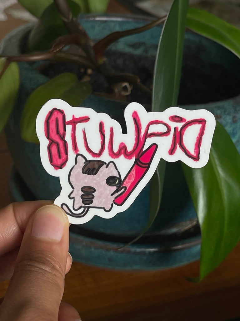 Puppycar was here 2 Sticker