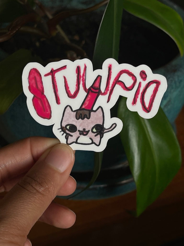 Puppycar was here 3 Sticker